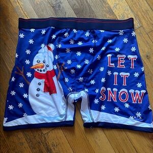 NWOT Bottoms Out Holiday Boxer Briefs